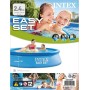 Intex 55236 - Piscina hinchable, Ø244x61 cm, 1.942 litros, Piscina redonda, Para 2 personas