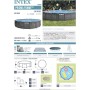 Intex 26742NP - Piscina Desmontable, 457x122 cm, con depuradora Cartucho, 3.785 litros/Hora, Filtro Cartucho Tipo A, Piscina