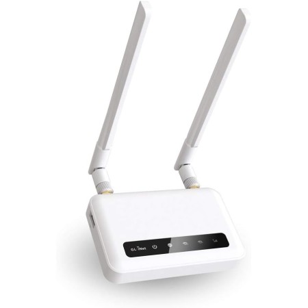 GL.iNet GL-X750 (Spitz) Version 2, 4G LTE OpenWrt VPN Router, 128GB MAX MicroSD, EP06-E Module Installed, AC750 Dual-Band Wi-Fi,
