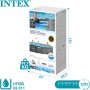 Intex 26742NP - Piscina Desmontable, 457x122 cm, con depuradora Cartucho, 3.785 litros/Hora, Filtro Cartucho Tipo A, Piscina