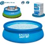 Intex 54402 - Piscina hinchable, Ø366x76 cm, 5.621 litros, Piscina redonda, Para 5 personas
