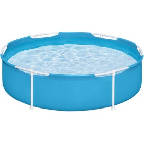 BESTWAY Piscina Desmontable Tubular Infantil My First Frame Pools Ø152x38 cm Azul