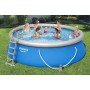 BESTWAY 56418D - Piscina Desmontable Tubular Steel Pro Max 366 x 100 cm, con Depuradora Cartucho 2.006 L/H y Escalera