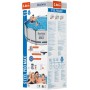 BESTWAY 56418D - Piscina Desmontable Tubular Steel Pro Max 366 x 100 cm, con Depuradora Cartucho 2.006 L/H y Escalera