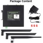 Waveshare Industrial 4G LTE Router, Support Multiple VPN Protocols, 3-Ch Ethernet Ports, WiFi High-Speed Internet Access, Dual