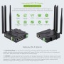 Waveshare Industrial 4G LTE Router, Support Multiple VPN Protocols, 3-Ch Ethernet Ports, WiFi High-Speed Internet Access, Dual