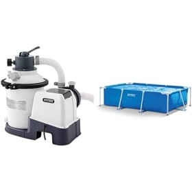 Intex Depuradora Arena Krystal Clear 3.500 l/h 28272NP Small Frame - Piscina Desmontable, 300 x 200 x 75 cm, 3.834 litros, Azul