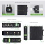 Waveshare Industrial 4G LTE Router, Support Multiple VPN Protocols, 3-Ch Ethernet Ports, WiFi High-Speed Internet Access, Dual