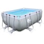 Piscina Familiar 4x2x1m con Marco de Acero Jardín XL Pool