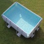 Piscina Familiar 4x2x1m con Marco de Acero Jardín XL Pool