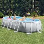 Intex 26796NP - Piscina desmontable ovalada prism frame intex 503x274x122 cm con depuradora