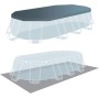 Intex 26796NP - Piscina desmontable ovalada prism frame intex 503x274x122 cm con depuradora