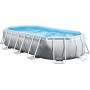 Intex 26796NP - Piscina desmontable ovalada prism frame intex 503x274x122 cm con depuradora