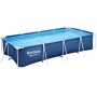 BESTWAY Piscina Desmontable Tubular Infantil Steel Pro 400x211x81 cm Azul