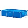 Intex 28271Np Small Frame Piscina Desmontable, 260 X 160 X 65 Cm, 2.282 Litros + 28038 Cobertor Piscina Rectangular Prisma/Small