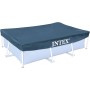 Intex 28271Np Small Frame Piscina Desmontable, 260 X 160 X 65 Cm, 2.282 Litros + 28038 Cobertor Piscina Rectangular Prisma/Small