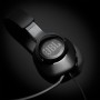 JBL Quantum 100 Auriculares para gamers con sonido QuantumSOUND, micrófono Boom diseño ligero, cómodo y llamativo, compatible