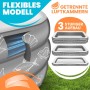 KESSER® Piscina hinchable familiar para niños y adultos, piscina familiar, verano, 240 x 142 x 56 cm, 613 litros, capacidad para