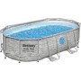 FORNOR 56714 Piscina Oval + Bomba Filtro 427 x 250 x