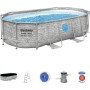 FORNOR 56714 Piscina Oval + Bomba Filtro 427 x 250 x