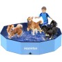 Piscina Perros Grandes, 120x30CM Piscina Infantil para Niños y Mascotas, Antideslizante y de PVC Engrosado, Piscina para Perros