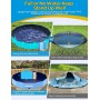 Piscina Perros Grandes, 120x30CM Piscina Infantil para Niños y Mascotas, Antideslizante y de PVC Engrosado, Piscina para Perros