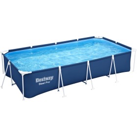 BESTWAY Piscina Desmontable Tubular Infantil Steel Pro 400x211x81cm Azul