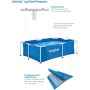 Piscina Tubular Rectangular Funsicle 2,13 m x 1,52 m x 0,61 m, Azul