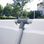 Piscina Rectangular con Estructura, Gris