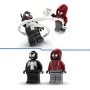 LEGO Marvel Armadura Robótica de Venom vs. Miles Morales, Lucha Entre Superhéroes Articulados, Juguete de Construcción con