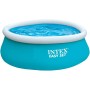Intex 28101NP Easy Set - Piscina Hinchable Redonda, 183 x 51 cm, 880 litros + 28020 - Cobertor Piscina Hinchable Easy Set 244