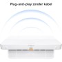 Huawei 4G+ Router CPE 5, B636, SIM-LTE-Router, Cat 7+, DL 400 Mbit/s/UL 200 Mbit/s, Wi-Fi 6 AX3000, 4 LAN-Ethernet-Ports, weiss