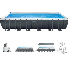 INTEX 55221 - Piscina elevada Rectangular Ultra XTR Frame 732x366x132 cm + depuradora
