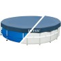 Intex Piscina Elevada Metal Frame 6503 litros, 366 X 76 Cm + 28031 Cobertor Piscina Metálica Metal & Prisma Frame 366 Cm
