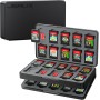 JSAUX Caja para Tarjetas de Juego Compatible con Nintendo Switch 2 (2025), Switch OLED y Lite, Game Card Case Estuche rígido