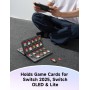 JSAUX Caja para Tarjetas de Juego Compatible con Nintendo Switch 2 (2025), Switch OLED y Lite, Game Card Case Estuche rígido