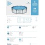 Piscina Pool Frame Ø305x76cm PVC BESTWAY 56408