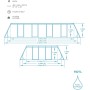 Bestway Power Steel Deluxe Frame Pool - Piscina Rectangular con Marco de Acero Estable, Juego Completo, Aspecto de ratán, Color