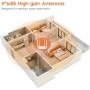 Tenda 4G06 - Router 4G Volte, Router WiFi SIM con Servicio de Voz, CAT4, 2.4GHz Wi-Fi 300Mbps, Puerto RJ11/LAN/WAN, Antena