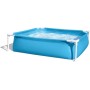 BESTWAY Piscina Desmontable Tubular Infantil My First Frame Pools 122x122x30,5 cm Azul