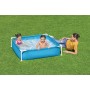 BESTWAY Piscina Desmontable Tubular Infantil My First Frame Pools 122x122x30,5 cm Azul
