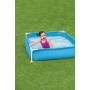 BESTWAY Piscina Desmontable Tubular Infantil My First Frame Pools 122x122x30,5 cm Azul