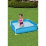 BESTWAY Piscina Desmontable Tubular Infantil My First Frame Pools 122x122x30,5 cm Azul
