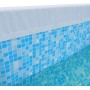 yourGEAR XL Family Pool Grey 3x2x1m con espumadero - Piscina con Estructura de Acero Piscina de jardín Piscina para niños