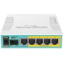 MikroTik Hex PoE with 800MHz CPU Hex PoE, IEEE 802.3at, RB960PGS (Hex PoE, IEEE 802.3at, 10,100,1000 Mbit/s, 800 MHz, 16 MB, 128