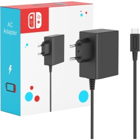 Cargador para Nintendo Switch, 45W Adaptador de Corriente con Cable Switch de 1.5M/5FT Carga Rápida USB Tipo C para Switch