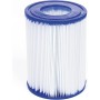 Bestway Steel Pro MAX Frame - Piscina Redonda (366 x 100 cm, Incluye Bomba de Filtro, Efecto Madera)