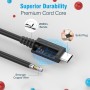 Cargador para Nintendo Switch, 45W Adaptador de Corriente con Cable Switch de 1.5M/5FT Carga Rápida USB Tipo C para Switch
