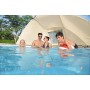 Bestway Steel Pro MAX Frame - Piscina Redonda (366 x 100 cm, Incluye Bomba de Filtro, Efecto Madera)