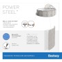 Bestway Steel Pro MAX Frame - Piscina Redonda (366 x 100 cm, Incluye Bomba de Filtro, Efecto Madera)